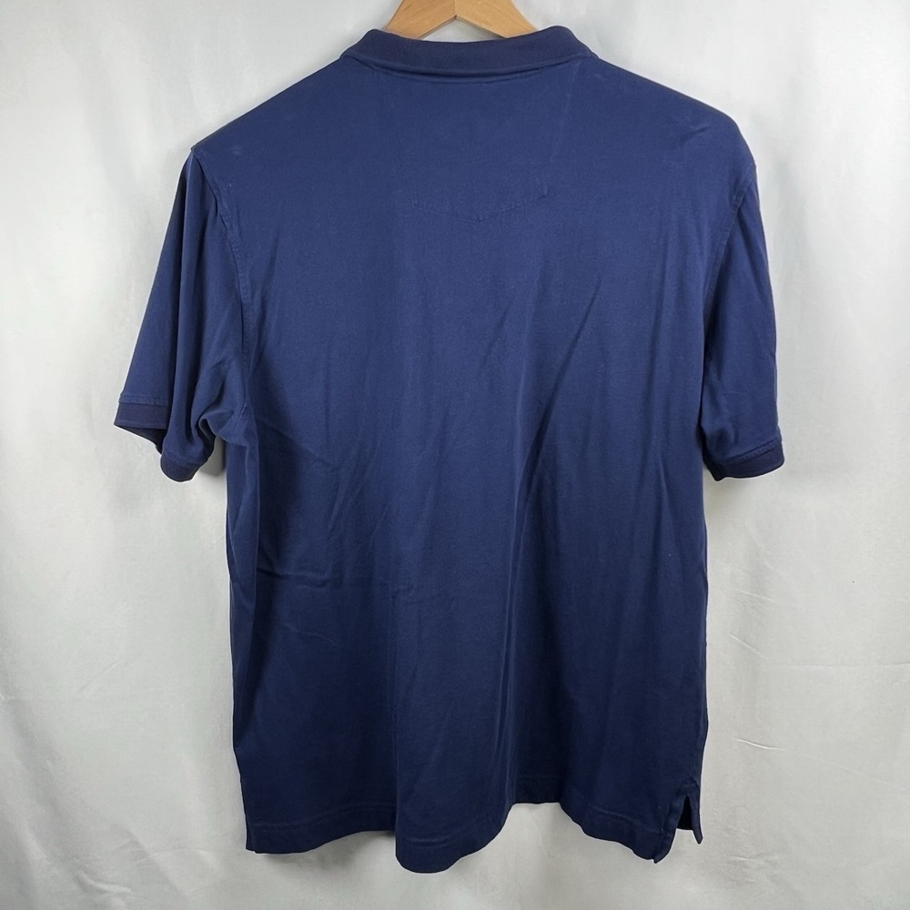 Robert Graham Polo Shirt Men's 2XL Classic Blue Skull & Rose Logo Cotton‎ Golf - Picture 4 of 11